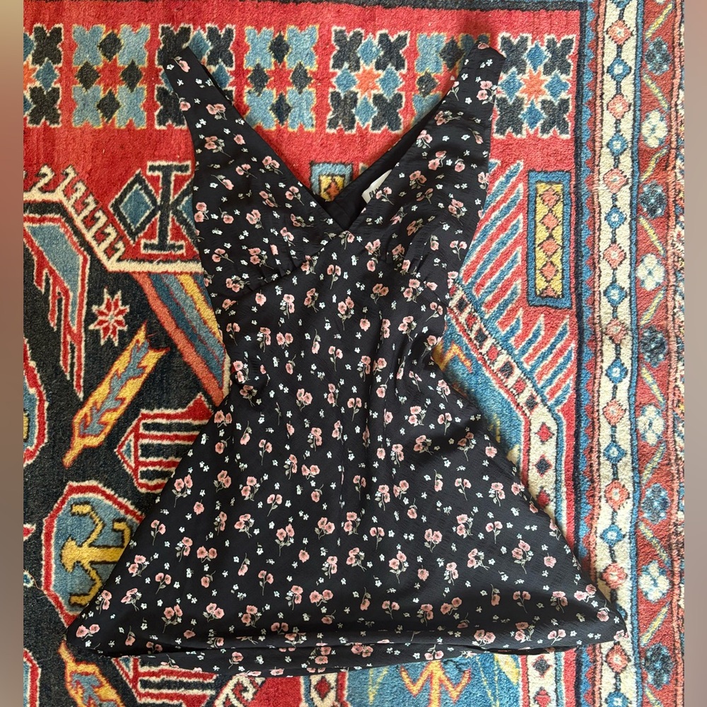 Princess Polly Black Floral Dress